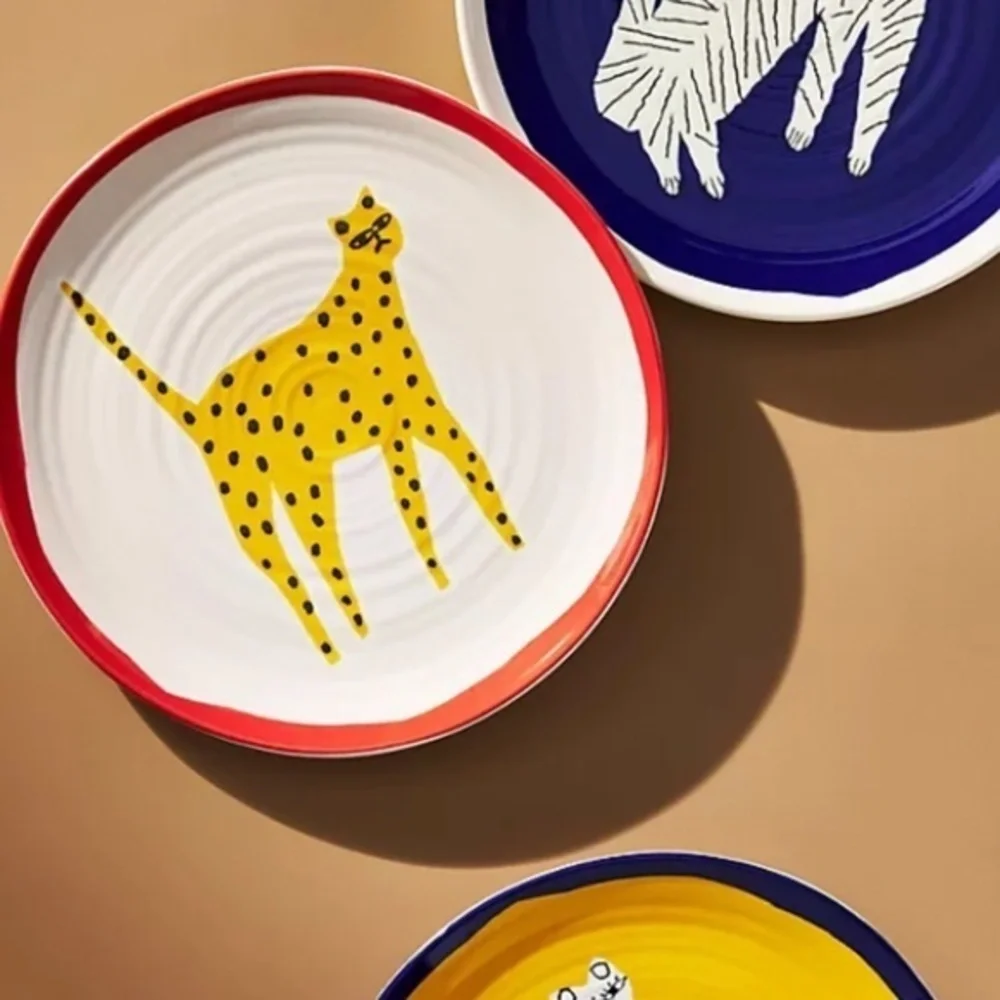 Anthropologie Marcello Velho Folksong Dessert Plate